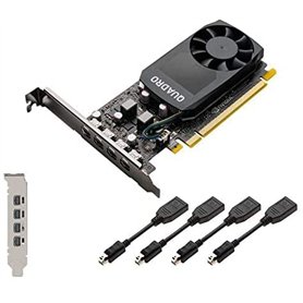 PNY Nvidia Quadro P620 Carte graphique professionnelle GDDR5 2 Go - 4 mini DisplayPorts