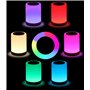 Lampe de Chevet LED, Lampe Veilleuse avec 7 Couleurs RGB et 4 Luminosités, Veilleuse Adulte avec Crochet Intégré en Bas, Lampe d