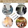 3 Pièces Classiques Pinces à Cravate Slim de Pinces Epingle a Cravate Homme D'affaires Mariage Vie Quotid
