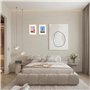 Lot de 2 Cadre A4 Bois Cadre Pour Puzzle Format A4