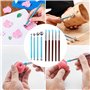 SVIPDDD Outils sculpture argile de 55 pièces pour la maison, Outils en argile et accessoires pour l'artisanat, la peinture et l'