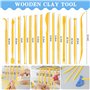 SVIPDDD Outils sculpture argile de 55 pièces pour la maison, Outils en argile et accessoires pour l'artisanat, la peinture et l'