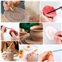 SVIPDDD Outils sculpture argile de 55 pièces pour la maison, Outils en argile et accessoires pour l'artisanat, la peinture et l'