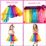 Ensemble D'accessoires pour Femmes des Années 80，23 Pcs Costumes de Fête Néon pour Filles，Costume Néon des Années 80 avec sac Ba
