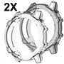 Acadeny[2 pièces Coque compatible avec la montre Amazfit falcon, Coque noir+Transparent, [Anti-taches] [Résistant aux rayures] C