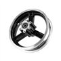 MotuTech 10 * 2.5 Moyeu de Roue Avant pour Kugoo M4 Scooter 10 Pouces Jante de Frein à Disque