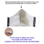 Lot de 2 Masques de Protection Bouche Tissus 100 % Coton Réutilisables, Lavables et Réglables avec Bande en Métal - Double Couch
