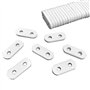 Hustar 20 Pcs Rideau Ourlet Poids Plomb pour Rideaux Poids Verticaux Plaque Lamelle Verticale