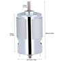 Fdit 12V 100W Moteur électrique à Arbre Rond 12000r / Min Moteur électrique à Couple élevé à Grande Vitesse Moteur Moteurs à Cou