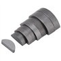 80pcs Jeu de Clé Woodruff Assortiment de Clés Woodruff en Métal 8 Taille Métrique