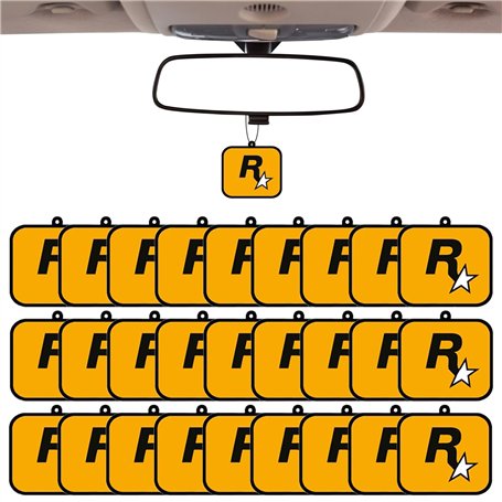 VBGURR Lot de 28 désodorisants personnalisés pour voiture