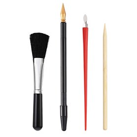 ShipeeKin Lot de 4 outils Scratch Arts Tools pour photos à gratter