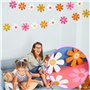 Guyode 5 Pièces Guirlande Marguerite Style Bohème Deco Printemps Bannières Suspendues Guirlandes Décoration Bannière Élégant S'a