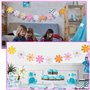 Guyode 5 Pièces Guirlande Marguerite Style Bohème Deco Printemps Bannières Suspendues Guirlandes Décoration Bannière Élégant S'a