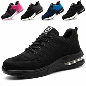 ZSDZSZ Chaussures de Sécurité Hommes Femmes Légère Respirantes Chaussures de Travail Confortable Antidérapante Baskets de Sécuri