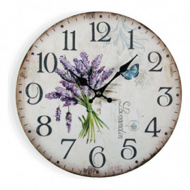 Horloge Murale Lavender Bois (4 x 30 x 30 cm) 29,99 €