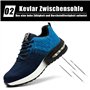 ZSDZSZ Chaussures de Sécurité Hommes Femmes Légère Respirantes Chaussures de Travail Confortable Antidérapante Baskets de Sécuri