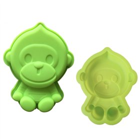 Dawwoti Singe Silicone Cake Moule Fondant Cake Decoration Bac À Glaçons De Cuisson Moule Chocolat pour Enfants Kids