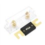 Heschen Porte-fusible ANL pour voiture audio vidéo stéréo, entrée et sortie de calibre 0/2/4, avec fusible ANL (50A)