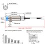 Heschen capacitif Capteur de proximité commutateur LJC18A3-H-Z/BY détecteur de 10mm 10-30VDC 200mA PNP normalement ouvert (NO) 3