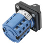 Heschen Commutateur de sélecteur à came rotative universelle LW28-20/0123.3 660V 20A 4 positions 3 phases 12 bornes CE