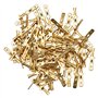 Heschen Lot de 100 cosses à sertir mâles à épissure rapide 4,8 mm Connecteur à sertir non isolé