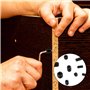 300 Pièces Vis Sans Tête Hexagonale, M2.5/M3/M4/M5/M6/M8 Vis Filetée Internes, Assortiment Kit de Fixations Vis Pointeau pour Po