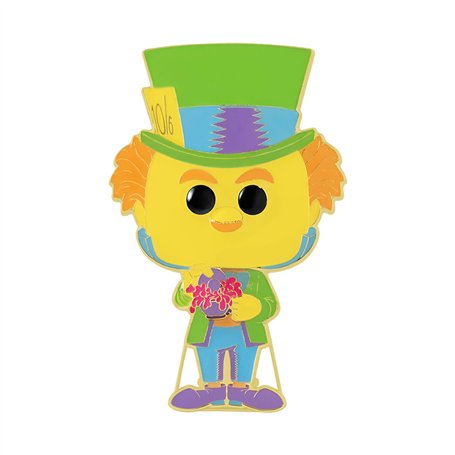 Loungefly POP! Large Enamel Pin DISNEY ALICE: MAD HATTER - Mad Hatter - Alice In Wonderland Pin en Émail - Broche Fantaisie Mign