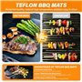 Gaz/Electrique/Charbon BBQ Tapis four Non Stick Four en Téflon