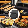 6 Pièces Tapis de Cuisson Barbecue,40x33cm Tapis BBQ Reutilisable,Gaz/Electrique/Charbon BBQ Tapis four Non Stick Four en Téflon