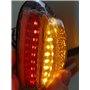 Lot de 4 feux de gabarit LED verticaux 12 V 24 V Rouge/blanc/orange