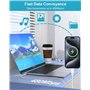 Câble USB C vers USB C 2M, 60W Câble USB C Charge Rapide pour iPhone 16/16 Pro Max/15/15 Pro Max/15 Plus,Macbook,iPad Air/Pro,Sa