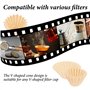 150 Pcs Papier Filtre a Corbeille, Filtre à Café en Papiers, 45/110 mm Filtre en Papier pour Machine à Café Cafetières Maison Bu