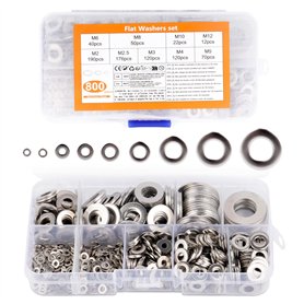 800 PcsRondelles Inox