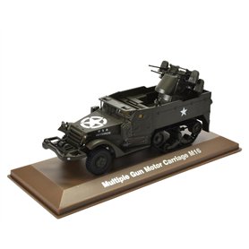IXO/ALTAYA/ATLAS Demi-chaîne US M16 Flak Échelle 1:43 Die-Cast Modèle prêt à l'emploi dans vitrine Véhicule Militaire pour Enfan