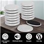 Lot de 12 patins de meubles pour articles lourds, patins de machine à laver, patins de meubles pour tapis, tapis et planchers en