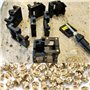 Kit d'outils d'insertion thermique - Écrous en laiton - Impression 3D - 60 W - Fer à souder numérique et 380 pièces - Inserts fi