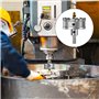 70 mm Scie Cloche Metal, Scie Cloche Bois, Forte Compatibilité, Scie à Cloche en Carbure de Tungstène pour Alliages D'aluminium,