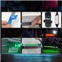 MotuTech Bande LED Lumineuse pour Xiaomi M365 M365 Pro 1S Essential Lumière décorative d'Alarme Veilleuse Aveuglante Multi-Coule