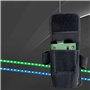 MotuTech Bande LED Lumineuse pour Xiaomi M365 M365 Pro 1S Essential Lumière décorative d'Alarme Veilleuse Aveuglante Multi-Coule