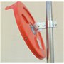 ECM-60o Miroir routier flexible et convexe, 60 cm de diamètre, pour la sécurité routière et la sécurité des commerces, avec supp