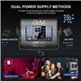 GVM Lampe Vidéo LED RVB avec Contrôle Bluetooth, kit d'éclairage de Studio de Photographie 60W avec Contrôle APP, 2 Packs de Lum