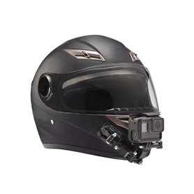 Casque de moto Casque de menton Pivotage 3 voies Rotation Rotation Kit de montage compatible witth Gopro Hero 10 Black