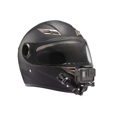 Casque de moto Casque de menton Pivotage 3 voies Rotation Rotation Kit de montage compatible witth Gopro Hero 10 Black