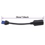 AAOTOKK Allume Cigare 12V Démarrage D'urgence pour Voiture Prise EC5 Prise Allume Cigare Femelle Câbles Amplificateur Batterie V