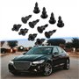 Mtsooning 50 Pièces Rivets en Plastique pour Voiture, 6mm Clips Voiture, Rivet en Plastique vélo Carénage Garniture Panneau Fixa