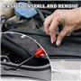 Mtsooning 50 Pièces Rivets en Plastique pour Voiture, 6mm Clips Voiture, Rivet en Plastique vélo Carénage Garniture Panneau Fixa