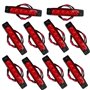 Futheda Lot de 10 Feux de Position latéraux 12 V 6 SMD LED pour remorque