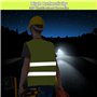 CUINIUNAID Lot de 6 gilets de sécurité pour voiture - Jaune - Réfléchissant à 360° - Lavable - Gilet de sécurité pour adultes et