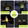 CUINIUNAID Lot de 6 gilets de sécurité pour voiture - Jaune - Réfléchissant à 360° - Lavable - Gilet de sécurité pour adultes et